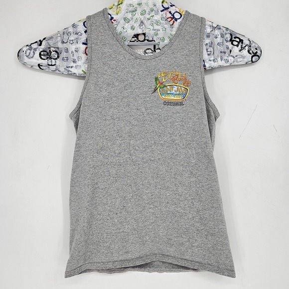 Ron Jon Surf Shop Tank Top Mens Medium Cozumel‎ Parrot Tiki Graphic Spring Break - Picture 2 of 10